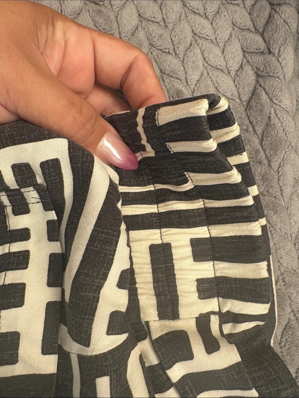torrid Black & White Geometric High Waist Shorts